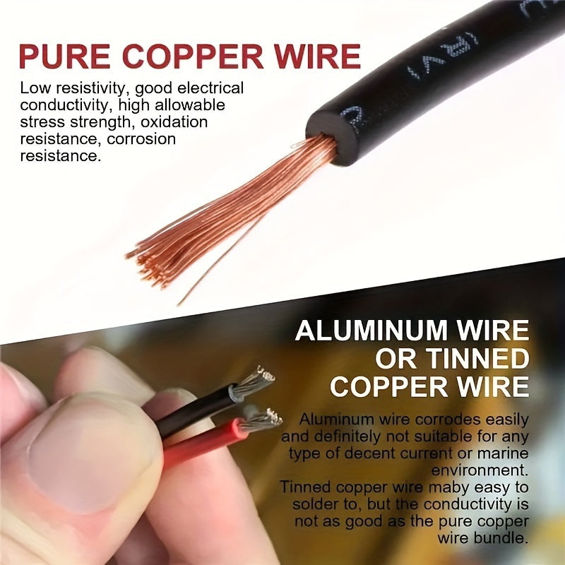 10 piezas / 5 pares de conectores eléctricos de 2 pines macho y hembra, desconexión rápida, cable para coche, camión, motocicleta, barco