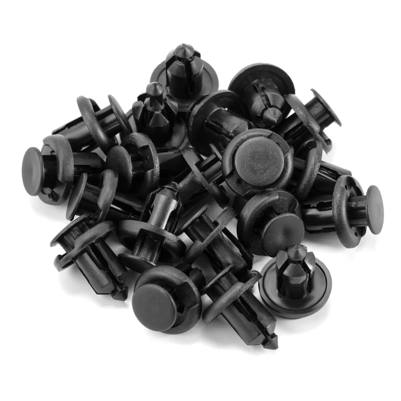 20 piezas de clips de retención de parachoques de plástico para coche, remaches de fijación para modelos Honda