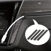Juego de 4 fundas protectoras para cables de interior de coche, organizador de cables universal