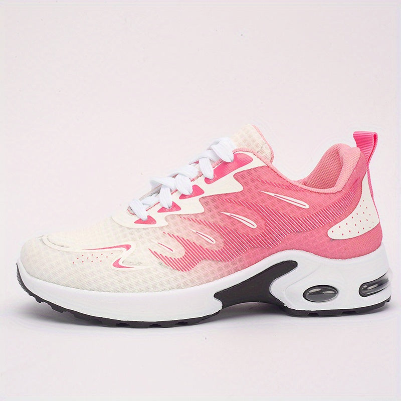 Women’s Geometric Pattern Fashion Sneakers Low Top Casual Running Shoes