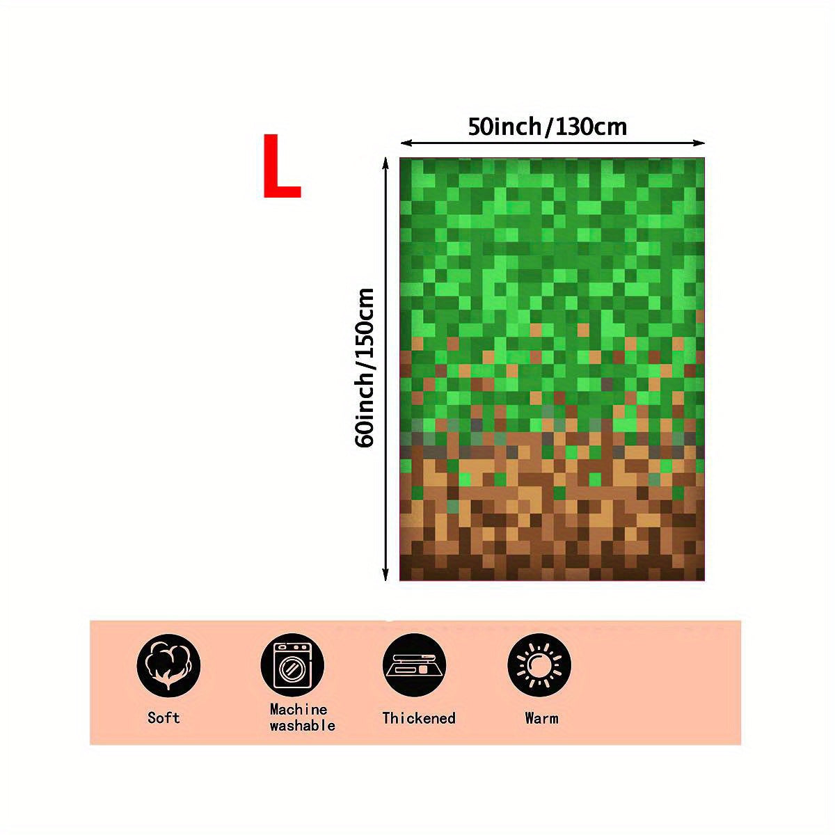 Manta de cuadros verdes para sofá cama camping viaje suave y cálida 50x60 pulgadas