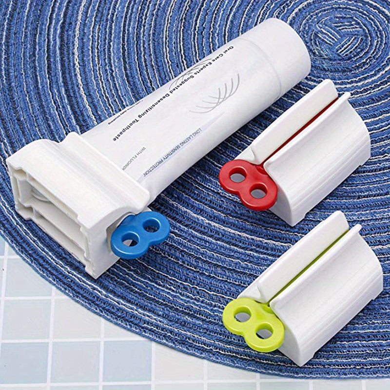 Manual Toothpaste Dispenser for Bathroom No Waste Easy Use Squeezer