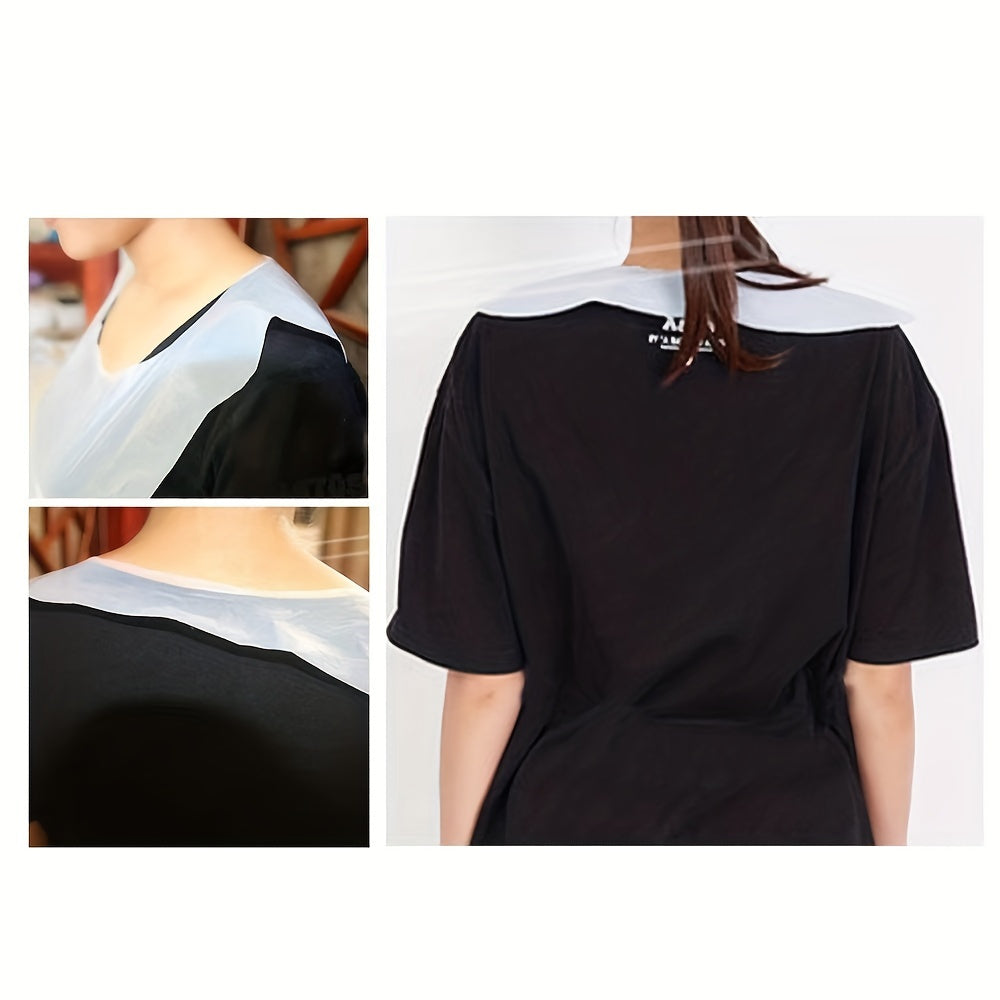 Set of 30 Disposable Lobster Bibs Waterproof Plastic Aprons for Seafood Feasts