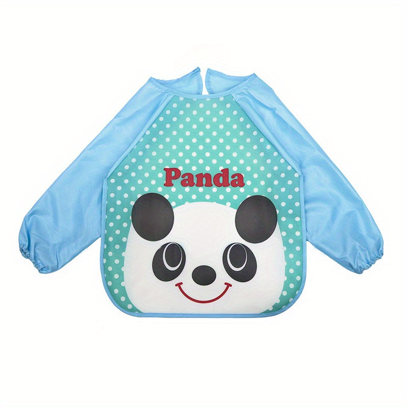 Водонепроницаемый и грязеотталкивающий нагрудник из EVA для детей в возрасте от 6 до 72 месяцев. Стирка не требуется. Защищает одежду.