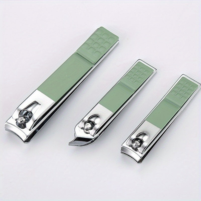 Stainless Steel Nail Grooming Kit for Men and Women Compact Travel Set