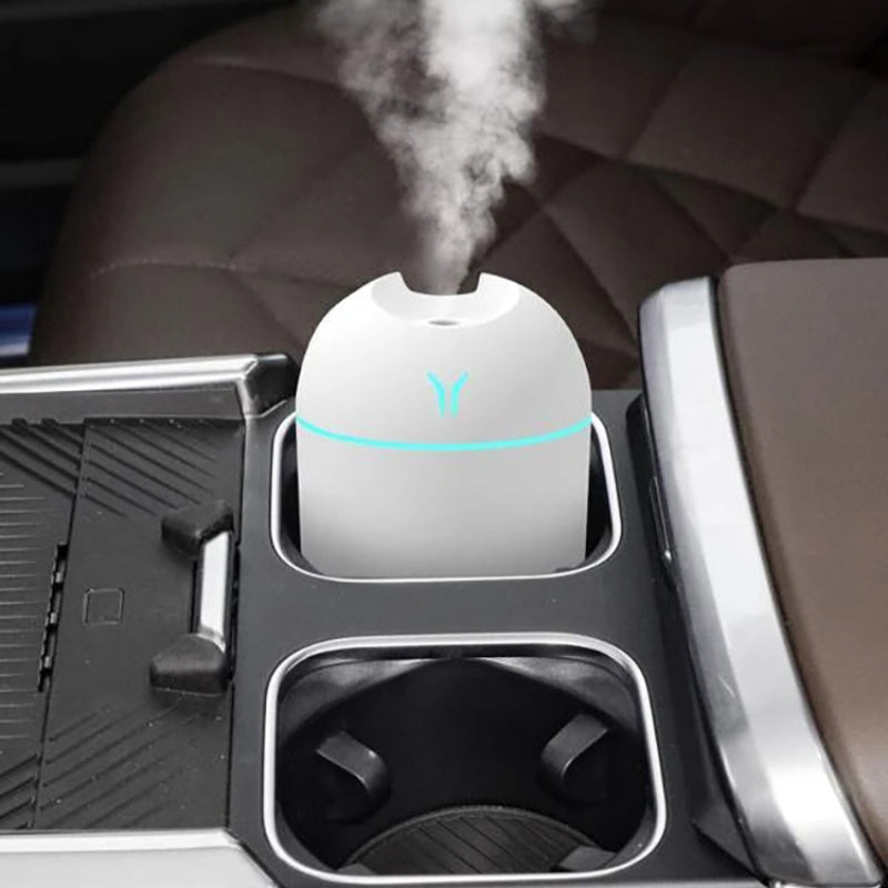 Mini Air Humidifier Aroma Diffuser for Home and Car Silent Mist with LED Light