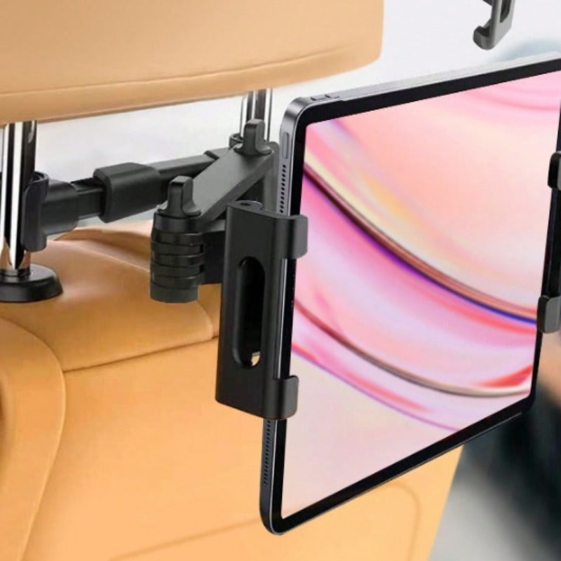 Universal Adjustable Car Seat Headrest Mount for Tablets and Smartphones