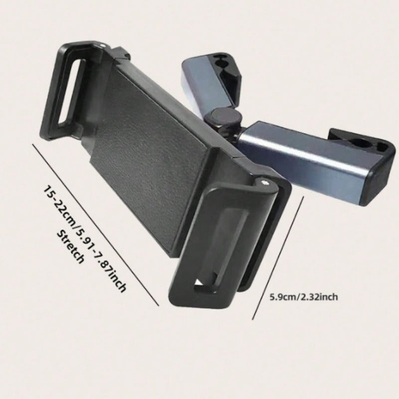 Universal Adjustable Car Seat Headrest Mount for Tablets and Smartphones