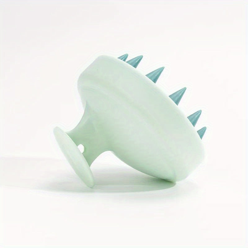 Silikon shampun cho'tkasi: Bosh va tana massajchisi, soch yuvish tarozi, dush va hammom cho'tkasi. Batareya yoki hid yo'q.