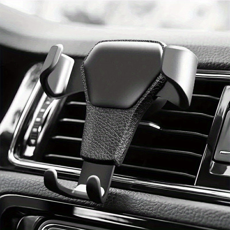 Car Air Vent Mount Cradle Holder Durable ABS Black Easy No-Tool Installation