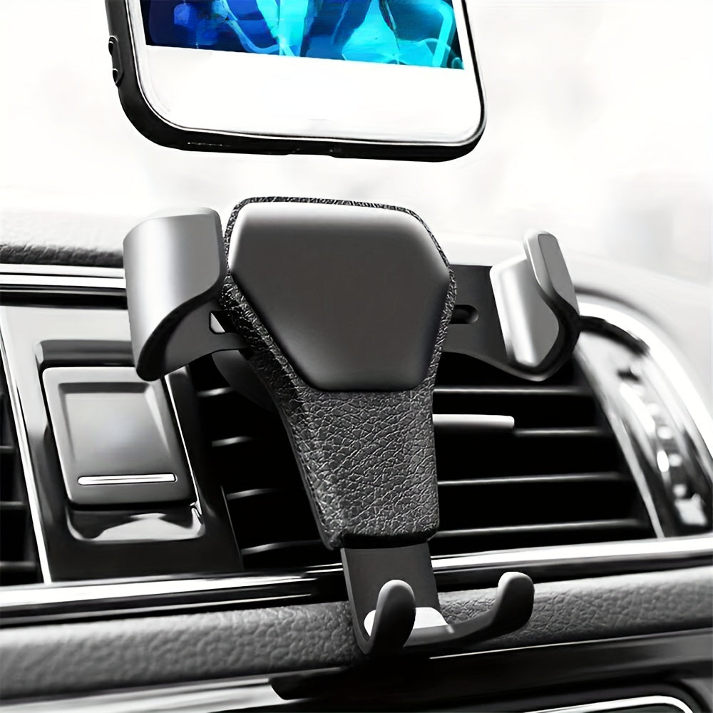 Car Air Vent Mount Cradle Holder Durable ABS Black Easy No-Tool Installation