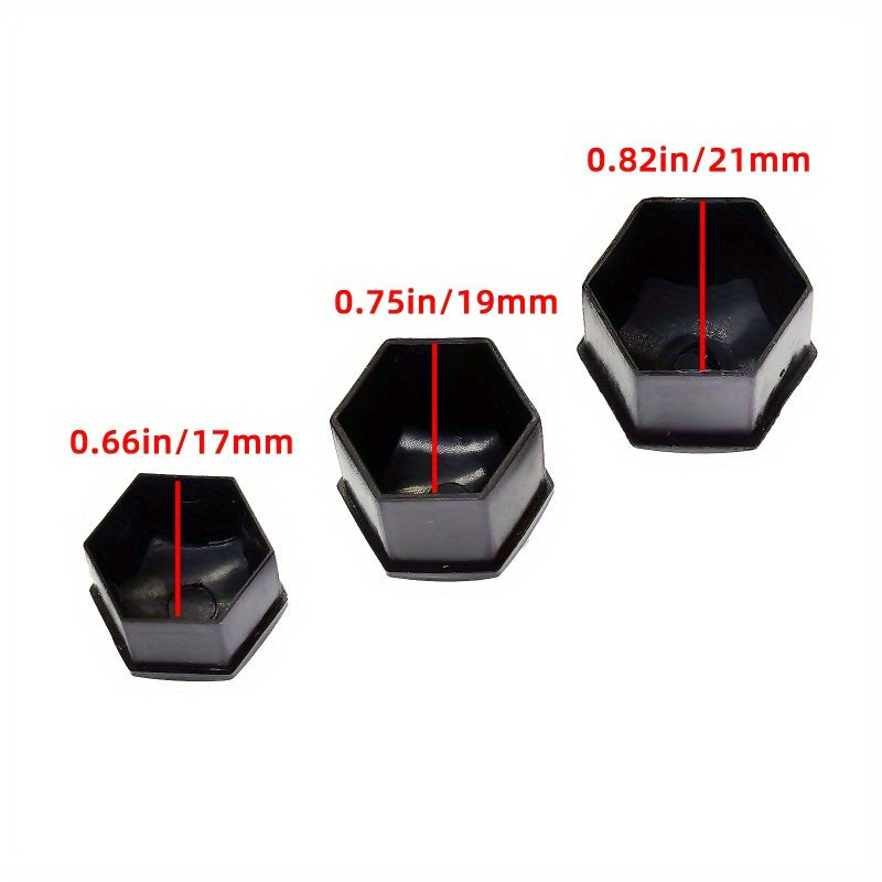 20PCS Wheel Lug Nut Covers Durable Rust-Proof Tire Hub Dust-Proof Accessories