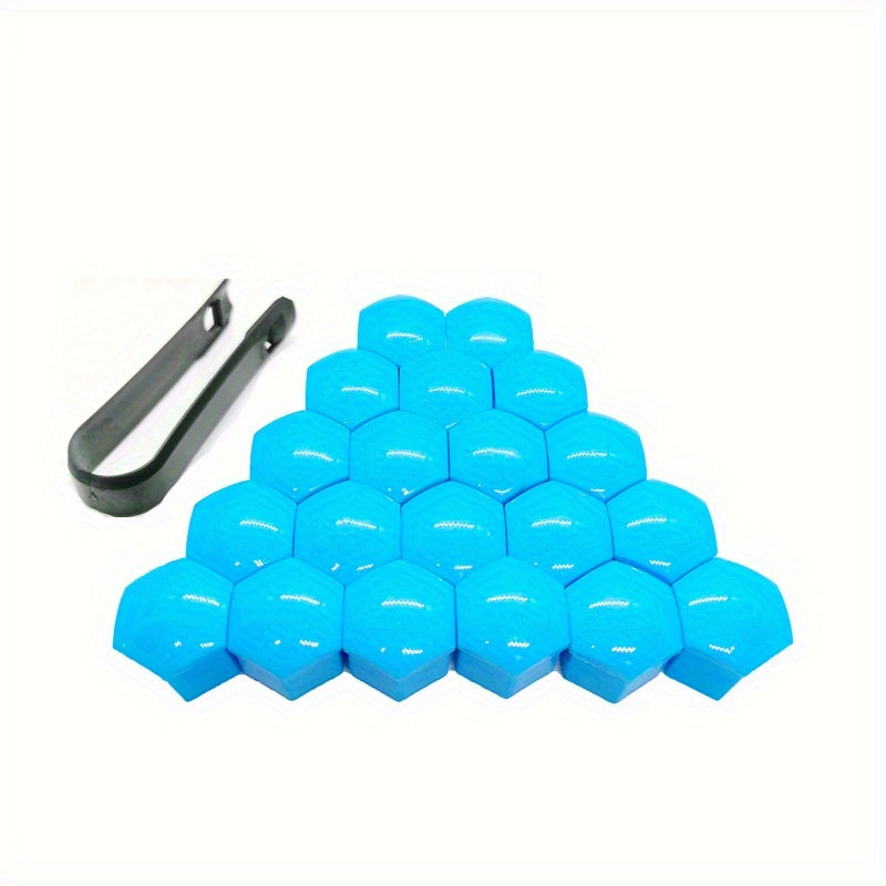 20 dona Rul lug yong'oq qoplamalari, chidamli, zang'insiz, shinalar markazi changdan himoyalovchi aksessuarlar