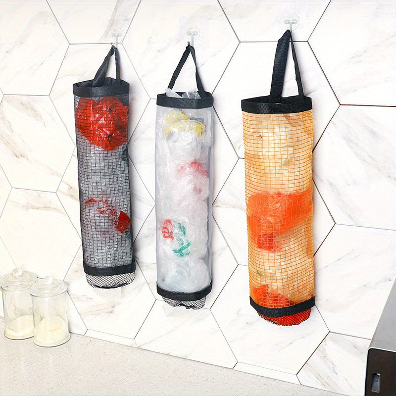 Dispensador de bolsas de plástico para cocina montado en la pared, duradero, de PVC, para almacenamiento y organización