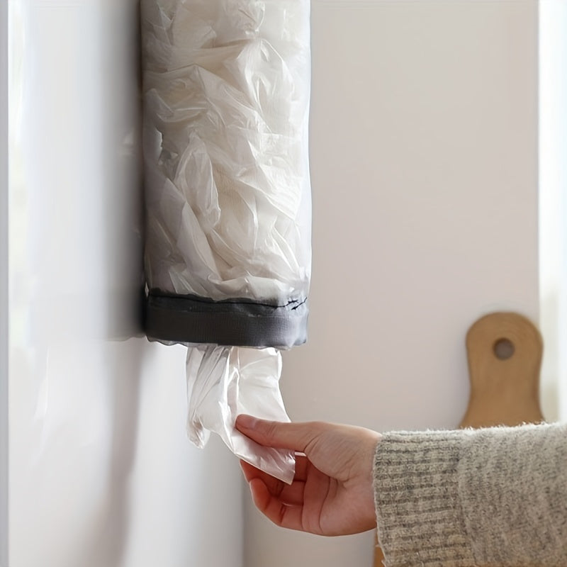 Dispensador de bolsas de plástico para cocina montado en la pared, duradero, de PVC, para almacenamiento y organización