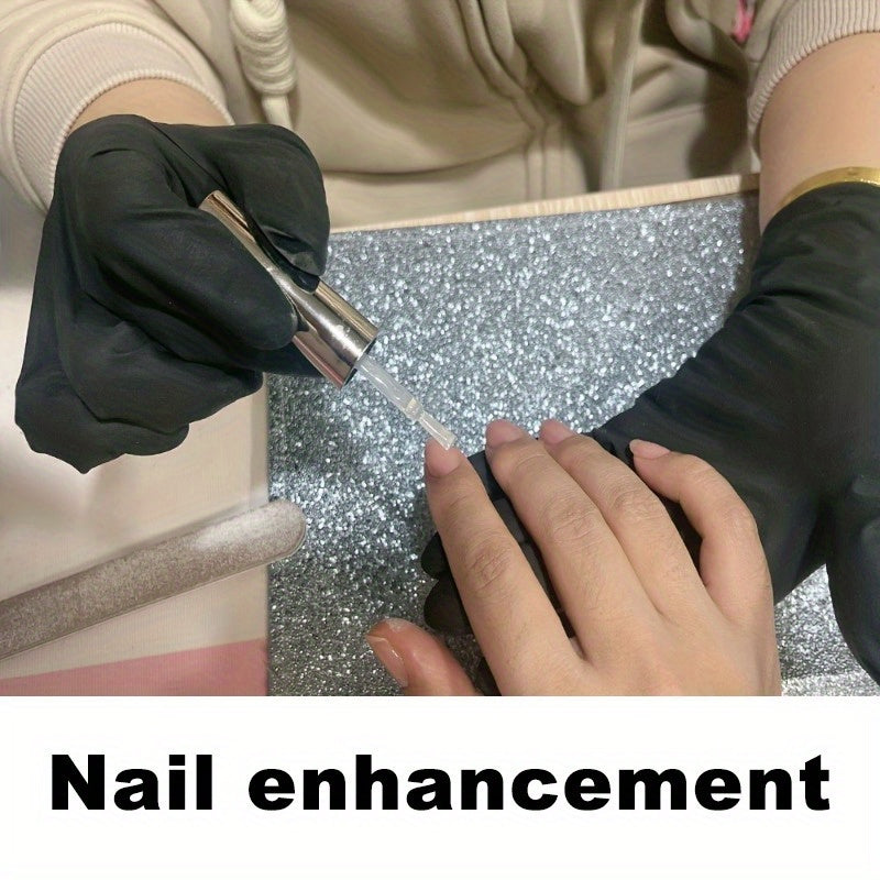 10/20/30 Black Nitrile Disposable Gloves for Cleaning, Hairdressing, and Beauty