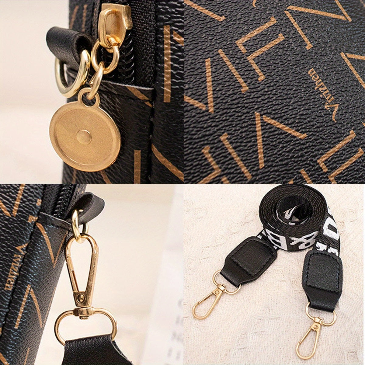 Casual Shoulder Bag for Women with Mobile Phone Pocket for Travel and Beach