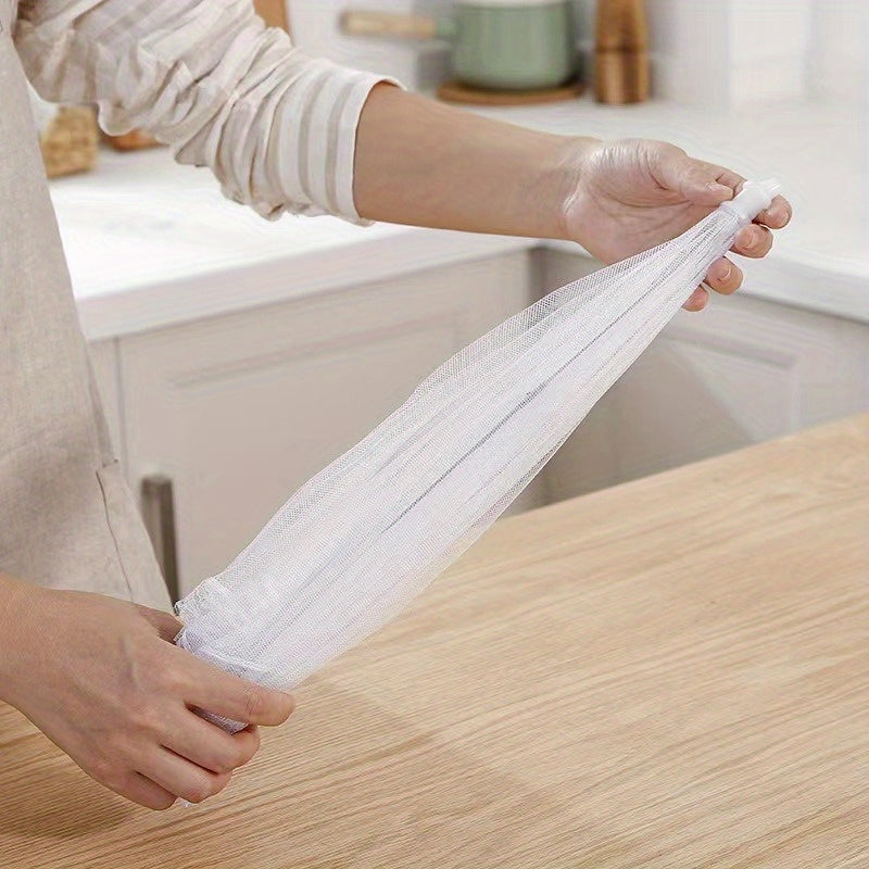 White Mesh Food Cover for Picnics and Travel Protects Food from Insects Dust