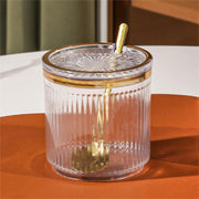 Nordic Style Kitchen Storage Container Plastic Jar with Lid for Condiments