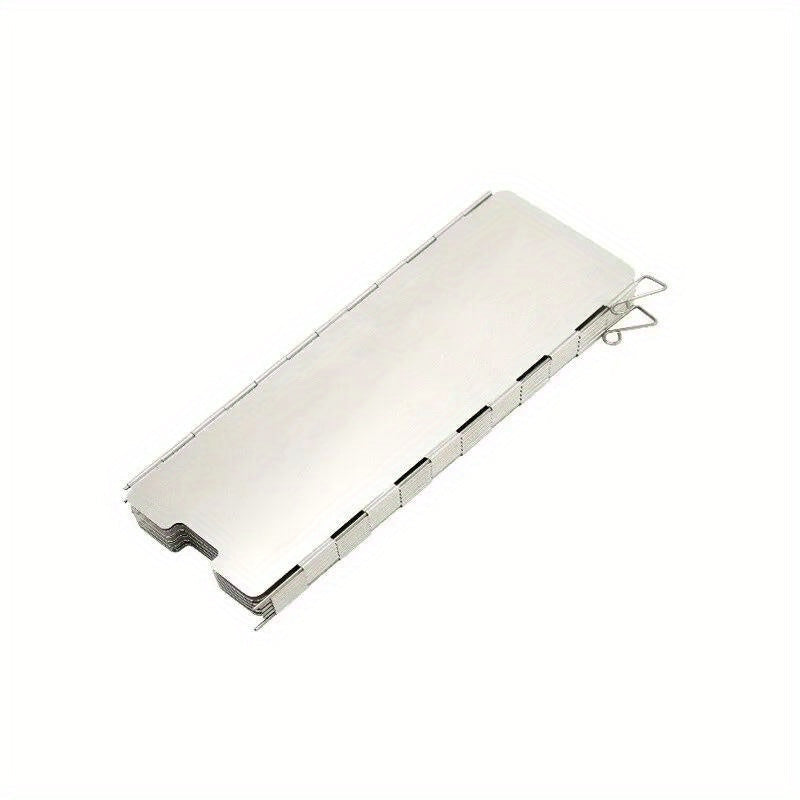 Thickened Folding Cassette Stove Windshield Set for Outdoor Gas Stove 8 Pieces