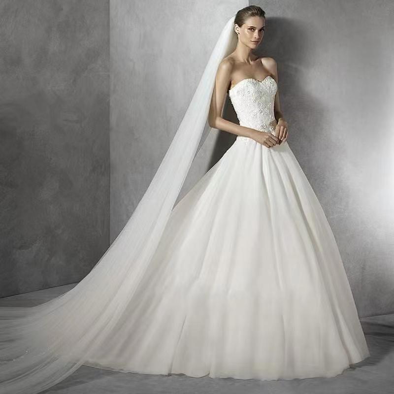 Bridal Wedding Veil Cathedral Length Tulle with Comb for Wedding and Photos