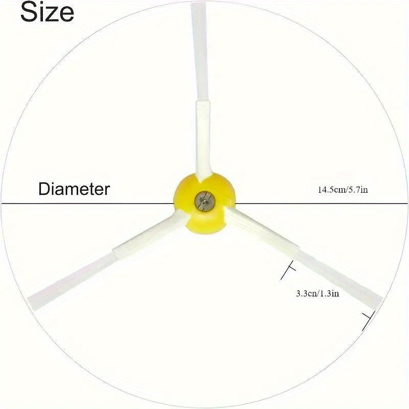 Девять запасных боковых щеток для робота-пылесоса всех серий