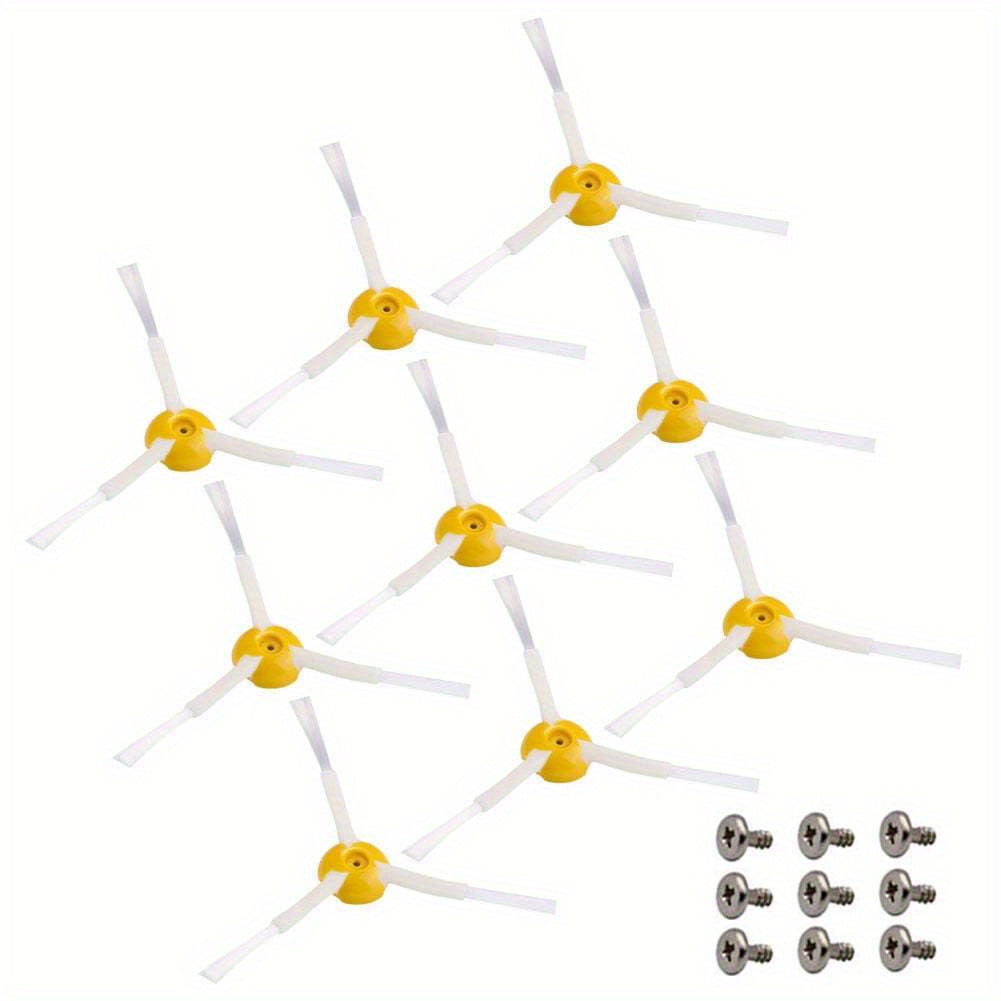 Barcha IRobot Roomba 500 dan 900 seriyagacha bo'lgan modellari bilan mos keladigan to'qqizta almashtirish yon cho'tkasi.