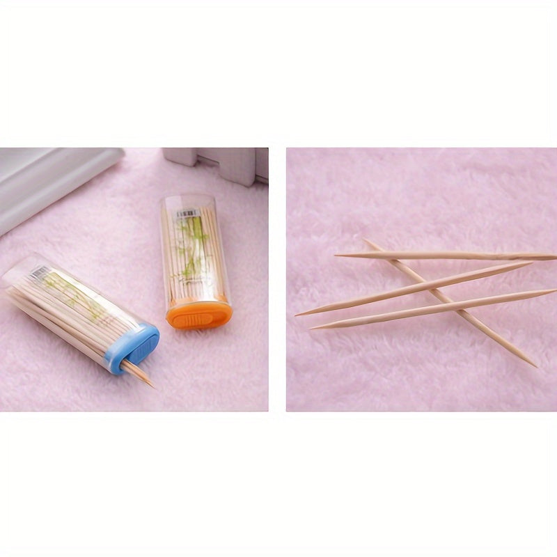 Double-Headed Bamboo Toothpicks Disposable Wooden Toothpicks for Dental Cleaning