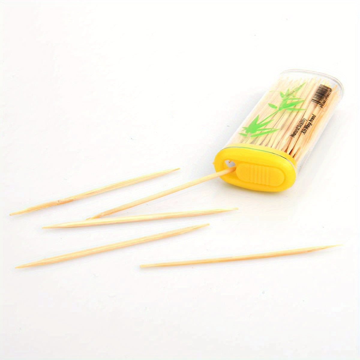 Double-Headed Bamboo Toothpicks Disposable Wooden Toothpicks for Dental Cleaning