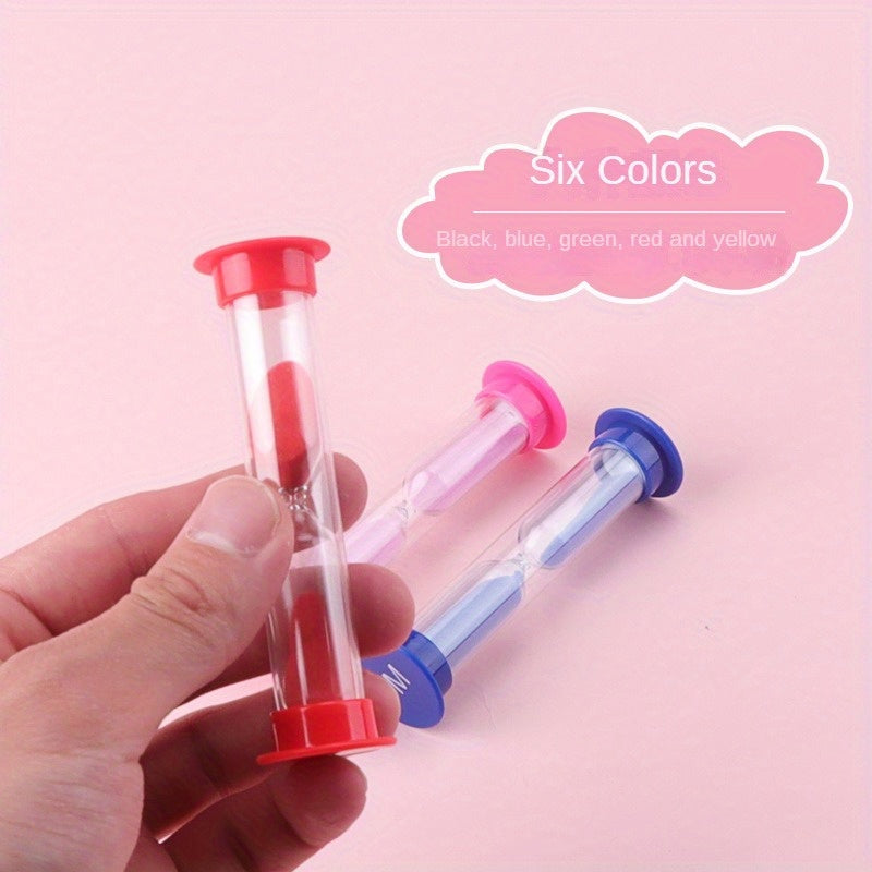 Colorful Plastic Sand Timer Set for Students and Pool Accessories 3 5 10 Minutes