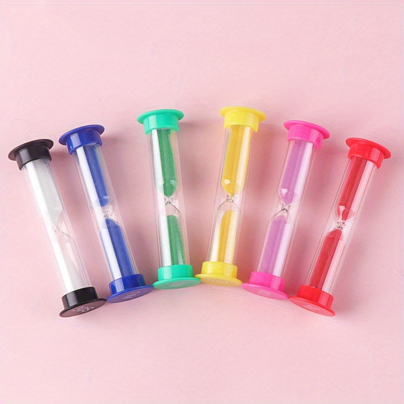 Colorful Plastic Sand Timer Set for Students and Pool Accessories 3 5 10 Minutes