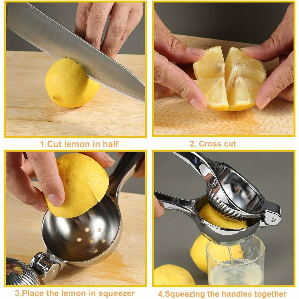 Large Heavy Duty Stainless Steel Lemon Squeezer Handheld Citrus Juicer Manual Lime Press Bar Tool