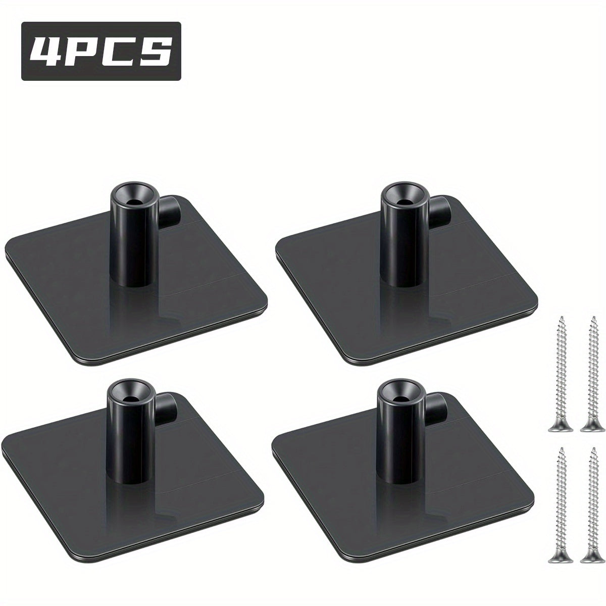 4 dona vertikal mikser uchun aksessuar bracketlari, tutqichlar bilan, plastmassa saqlash uchun, urishlar uchun