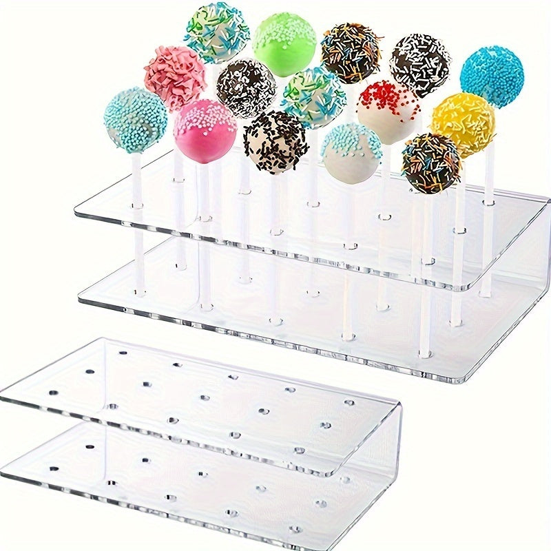 Acrylic Candy Holder with 15 Holes for Weddings Parties and Restaurants