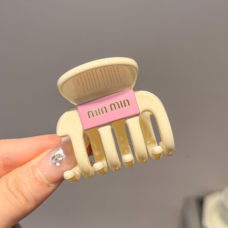 Ayollar uchun vintage dumaloq plastik soch qisqich, 14 yosh va undan katta yoshdagilar uchun mos.