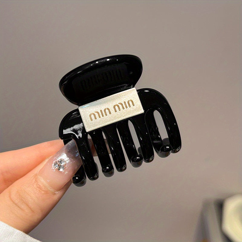 Ayollar uchun vintage dumaloq plastik soch qisqich, 14 yosh va undan katta yoshdagilar uchun mos.