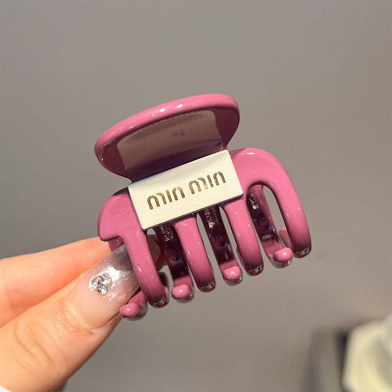 Ayollar uchun vintage dumaloq plastik soch qisqich, 14 yosh va undan katta yoshdagilar uchun mos.