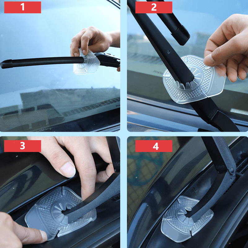 2/3pcs Silicone Car Wiper Arm Protector Pads Universal Windshield Cover