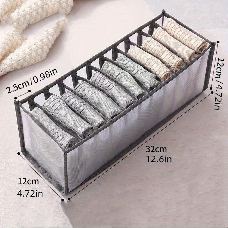 Women's Underwear Organizer Drawer Divider Storage Box Multi-Compartment