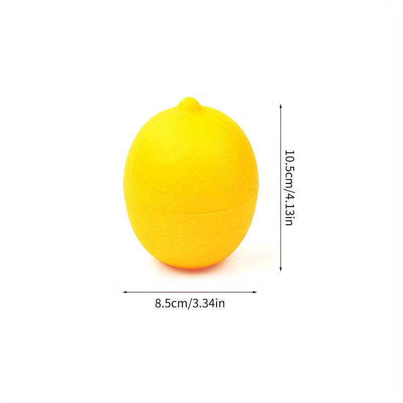 Lemon-Shaped Food Preservation Box Set with Plastic Sealing Container for Fruits and Kitchen Storage