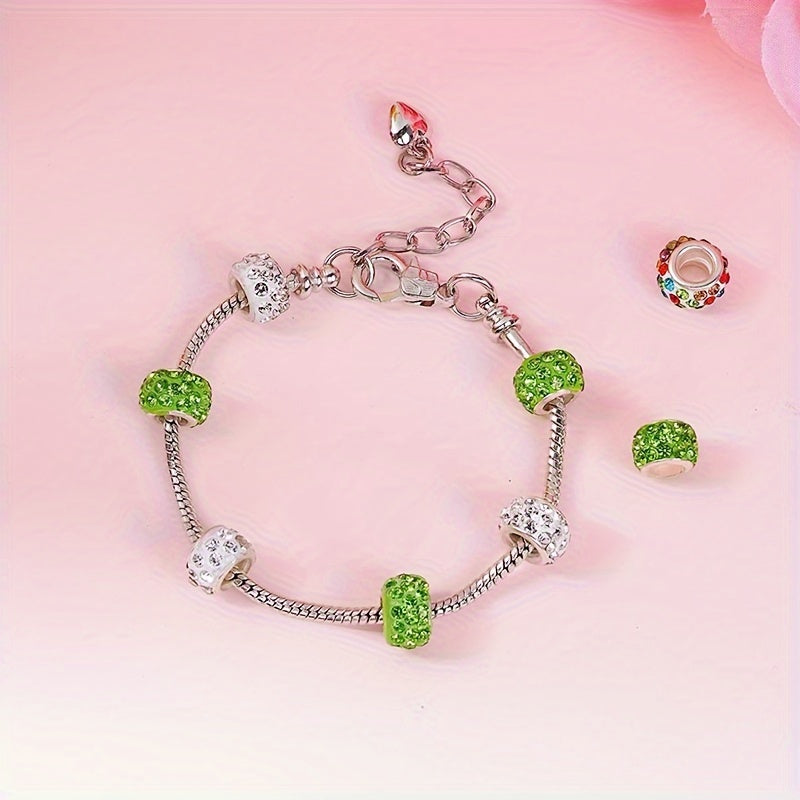 10 Pieces Silver Plated Copper Snake Chain Bracelets with Heart Charms and Lobster Clasps for DIY Jewelry Making