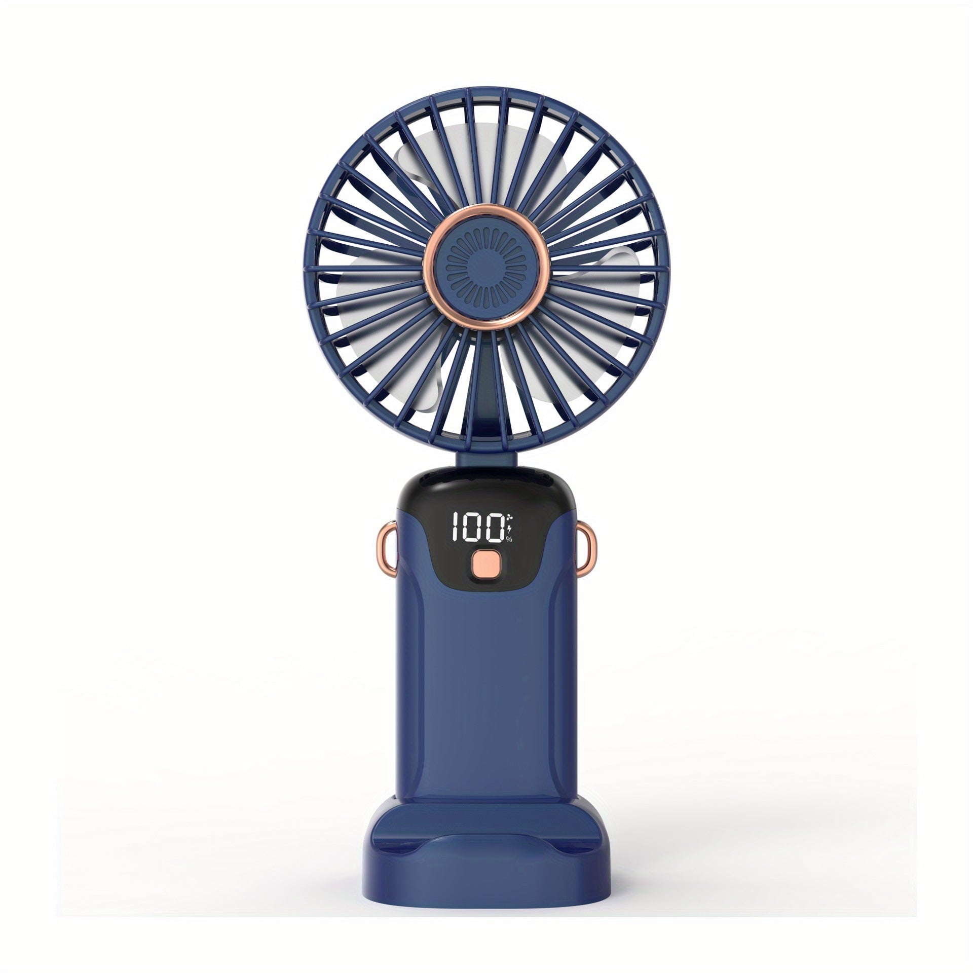 USB Fan with 5 Speeds, Foldable Compact Design for Travel and Portable Use