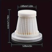 [Mijozlar Sevimlisi] 15 ta uzoq muddatli, qulay va ekologik toza filtrlar to'plami avtomobil changyutgichlari uchun - qo'l modelida so'rish kuchini va samaradorligini oshiradi