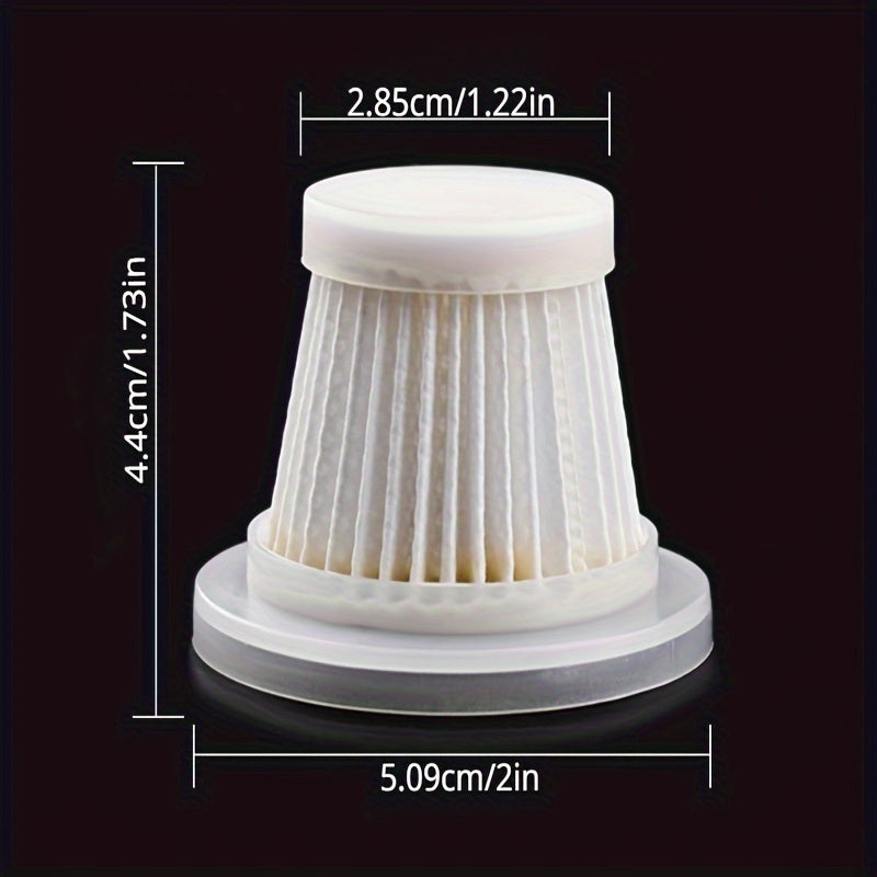 Set of 15 Long-Lasting Eco-Friendly Filters for Car Vacuum Cleaners Boosts Suction