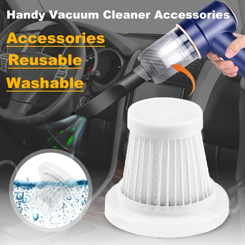 Set of 15 Long-Lasting Eco-Friendly Filters for Car Vacuum Cleaners Boosts Suction