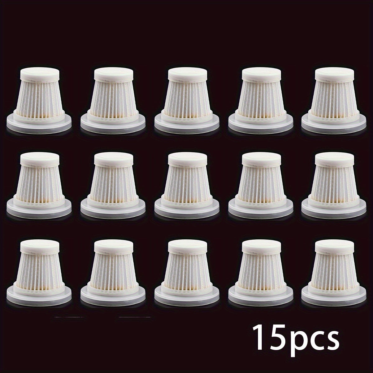 15-to'plam yuviladigan avtomobil vakuum filtri to'plami qo'lda ishlatiladigan vakuumlar uchun