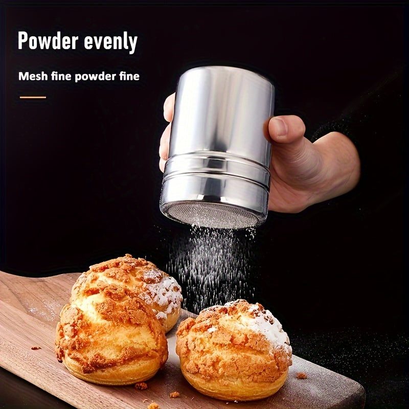 16 Piece Stainless Steel Latte Art Stencils Set with Powder Shaker for Coffee and Hot Chocolate