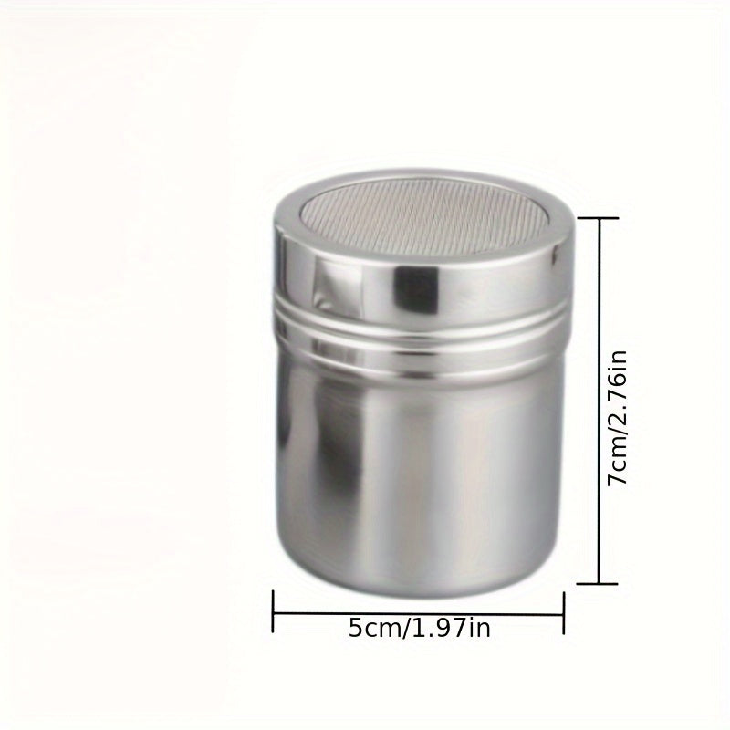 16 Piece Stainless Steel Latte Art Stencils Set with Powder Shaker for Coffee and Hot Chocolate