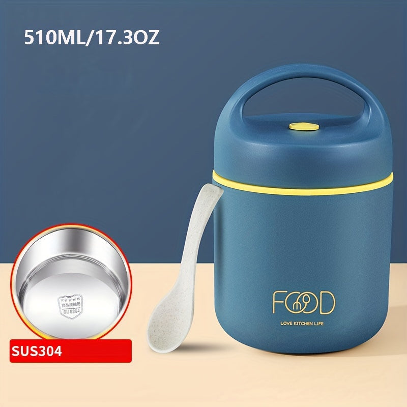 Portativ va mustahkam PP materialidan yasalgan ovqat qutisi sho'rva, jo'xori va nonushta uchun juda mos. Ofis, maktab yoki oshxona uchun mukammal.