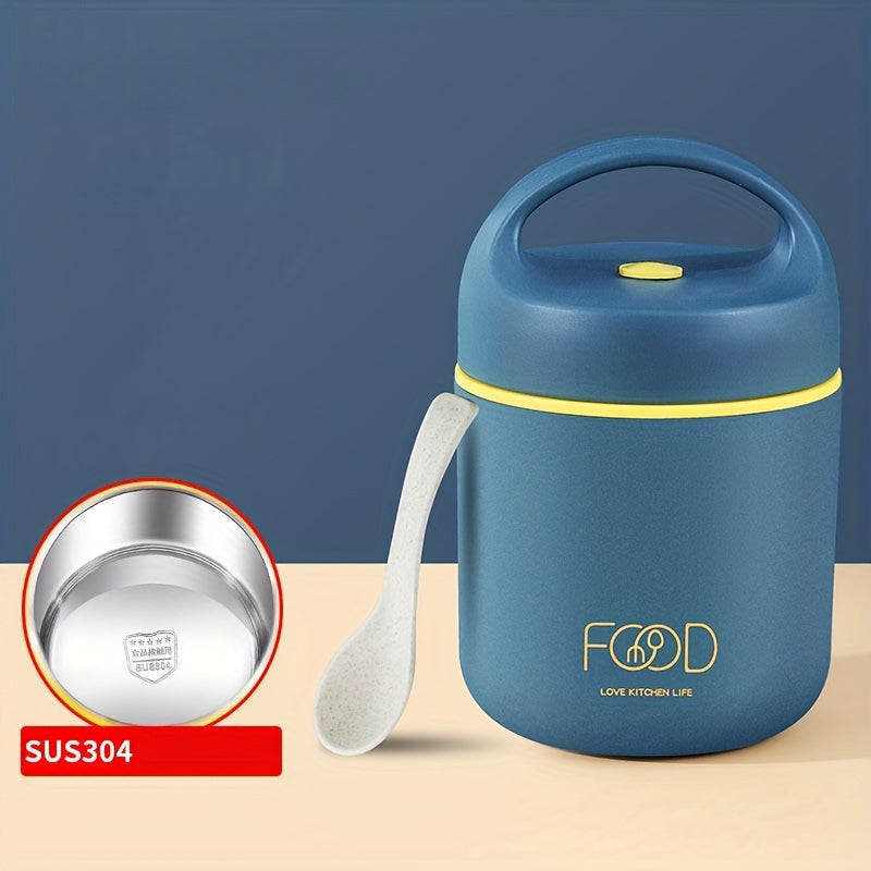 Portativ va mustahkam PP materialidan yasalgan ovqat qutisi sho'rva, jo'xori va nonushta uchun juda mos. Ofis, maktab yoki oshxona uchun mukammal.